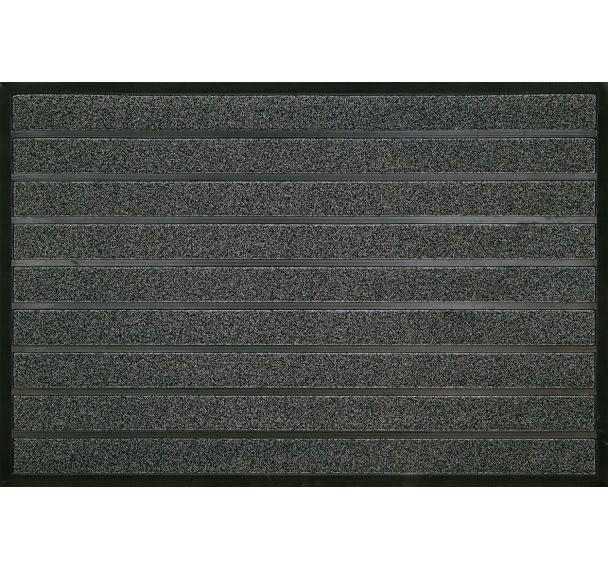 Tapis d'entrée grattant Combi'Brush 80 x 120 cm - Gris