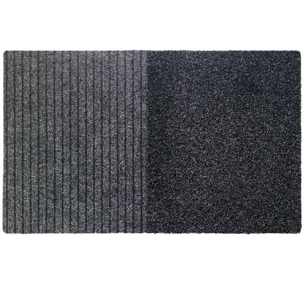 Tapis d'entrée grattant absorbant Yosémite Ecolo+ 55x90 cm gris foncé