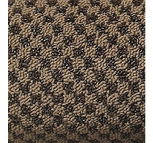 Tapis d'entrée grattant/absorbant à roulage facile 90 x 60 cm Marron