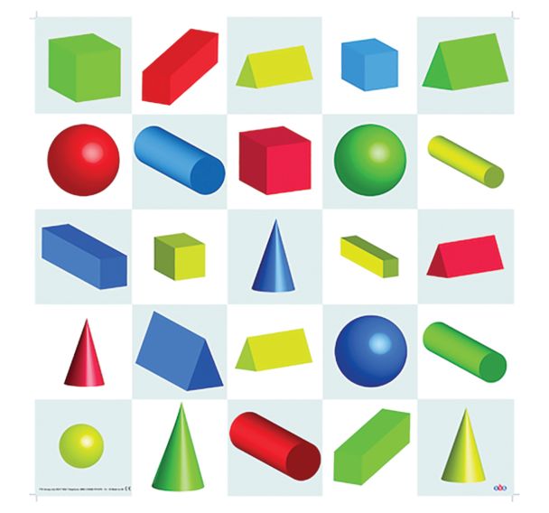 Tapis de formes 3D Bee-Bot® et Blue-Bot - TTS