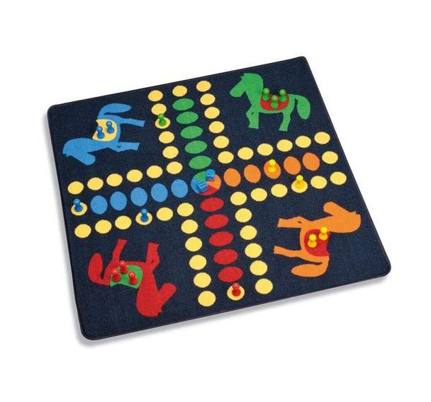 Tapis de jeu - Les petits chevaux