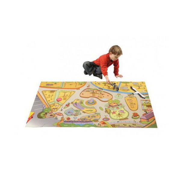 Tapis de jeu zoo