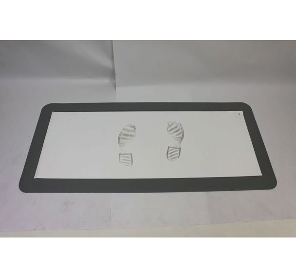 Tapis de propreté avec cadre plastique rigide - Ergomat