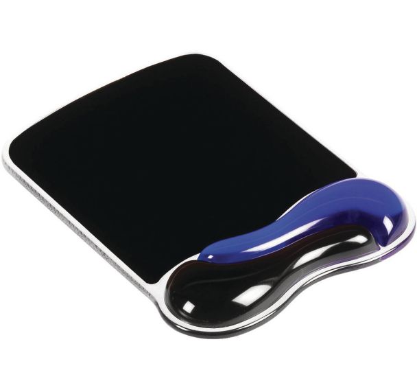 Tapis de souris Kensington Duo en gel bleu / fumé