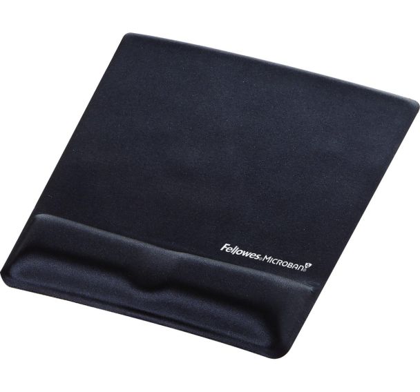 Tapis de souris ergonomique avec repose-poignet - Lycra Health-V