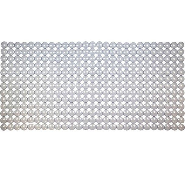 Tapis fond de baignoire bulles cristal transparent 72x36cm