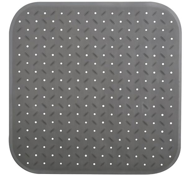 Tapis fond douche 54x54cm gris