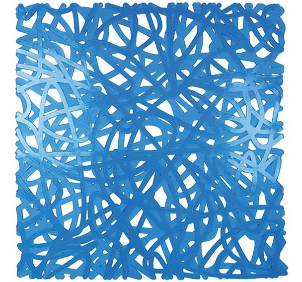 Tapis fond évier mixy bleu