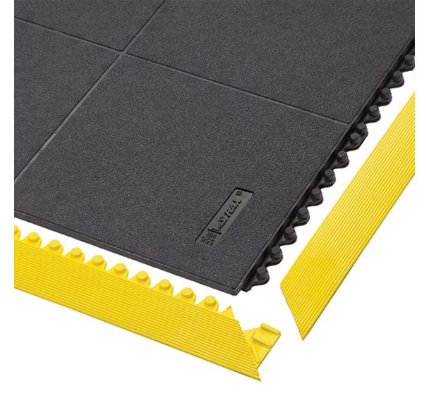 Tapis modulaires 91 x 91 cm - Nitrile 656S - Noir - Notrax