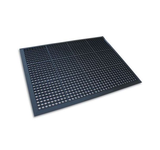 Tapis ultrarésistant gomme nitrile perforé - Ergomat