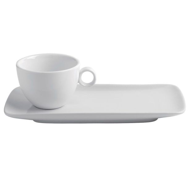 Tasse thé en porcelaine 20cl blanc-Eo