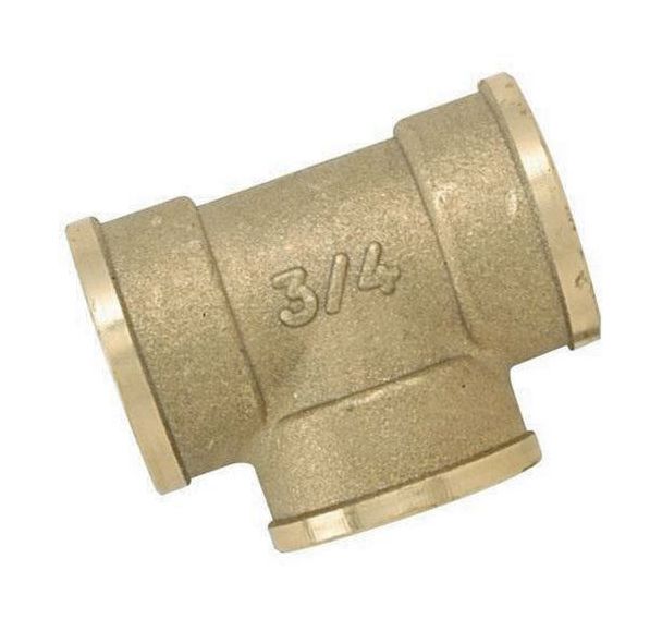 Té femelle 130 - Laiton - Vrac - 12x17mm (3/8'')