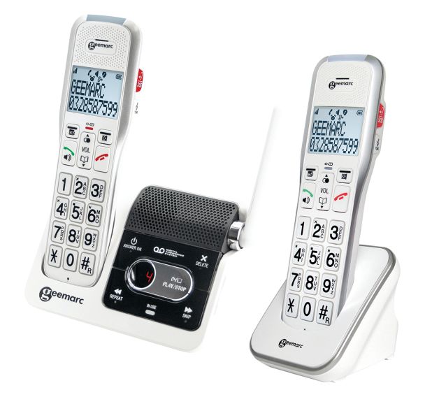 Téléphone filaire avec combiné sans fil Amplidect Combi 595 - Geemarc