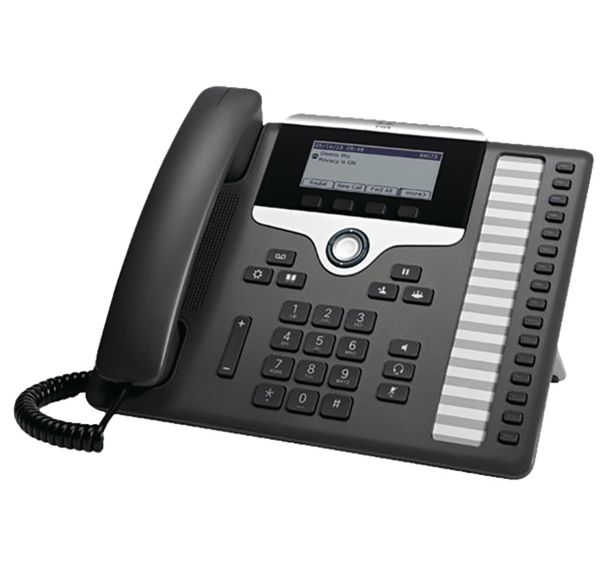 Téléphone fixe VoIP 7861 SIP 16 lignes personnalisables seconde vie - Cisco