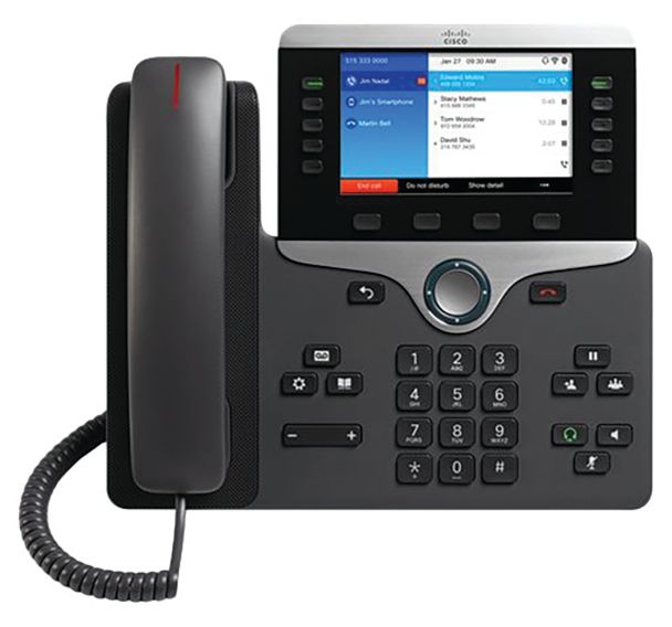 Téléphone fixe VoIP 8861 Wi-Fi 5 lignes - Cisco
