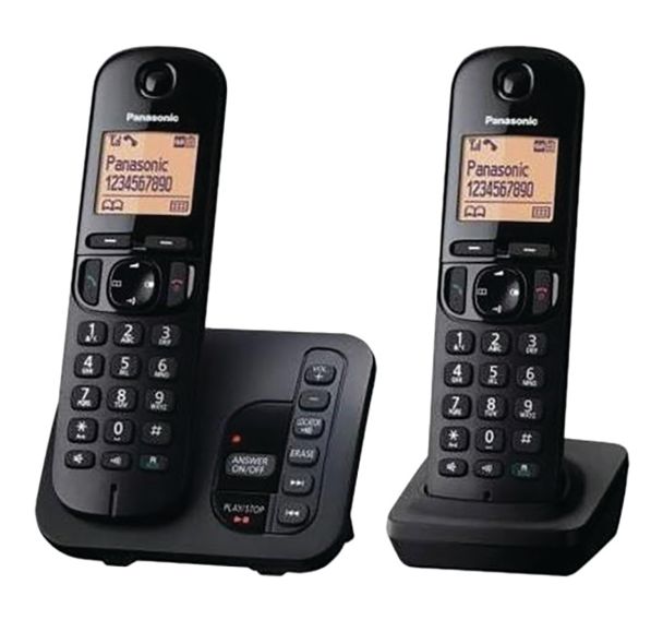 Téléphone résidentiel avec répondeur - Panasonic - KXTGC222FRB