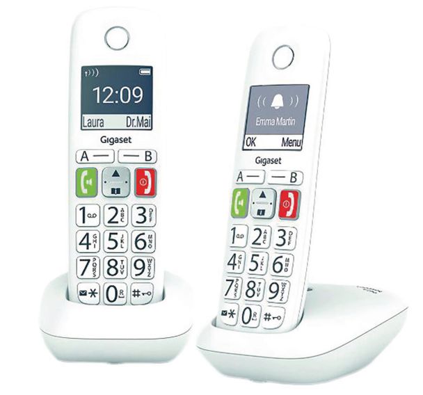 Téléphone résidentiel avec répondeur Gigaset- E290ADUO