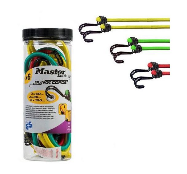 Tendeurs Twin Wire - bocal de 6 - 3040EURDAT Master Lock