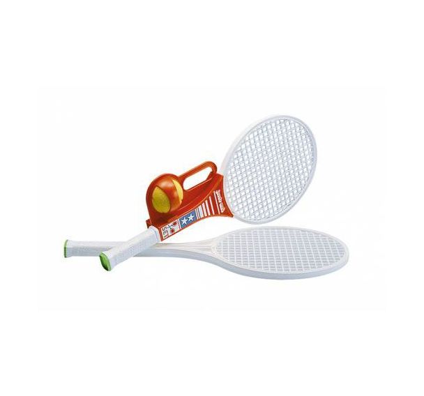 Tennis play : 2 raquettes, 1 balle mousse, avec poignée de transport