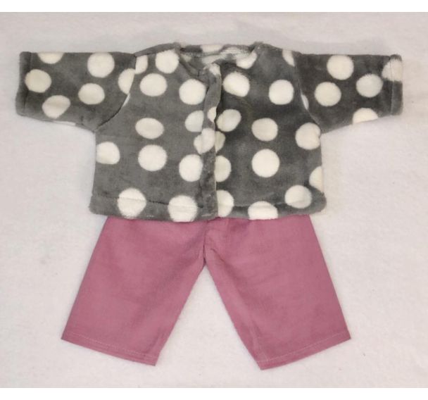 Tenue d'hiver fille pour 40 cm