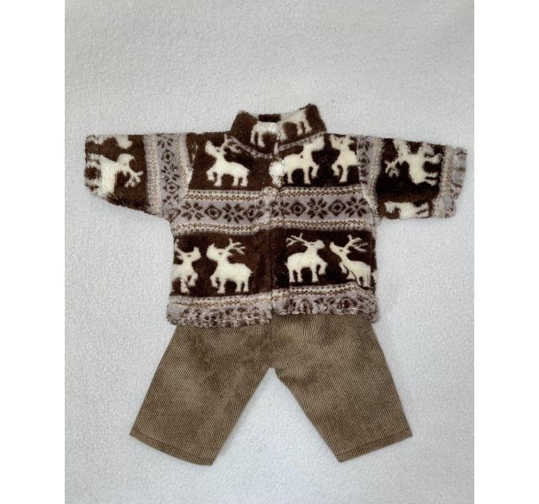 Tenue d'hiver garçon pour 30 cm