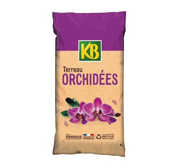 Terreau orchidées - 6l - Kb