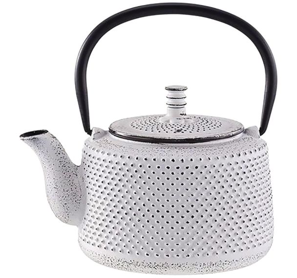 Théière 0.8 L en fonte Blanche - Jito - Beka