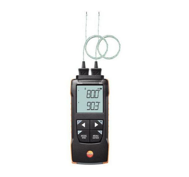 Thermomètre 2 voies pour TC Type K testo 922