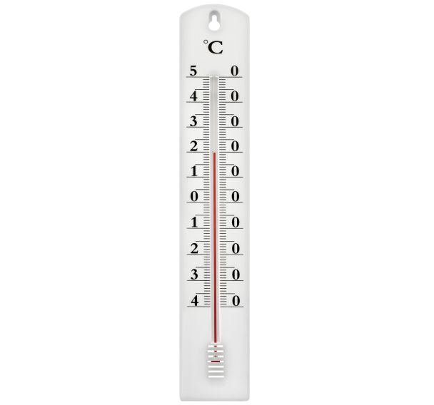 Thermomètre à alcool 40x6 cm plastique