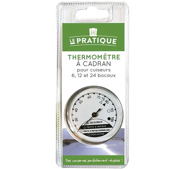 Thermomètre à cadran pour cuiseurs 5 11 et 24 bocaux