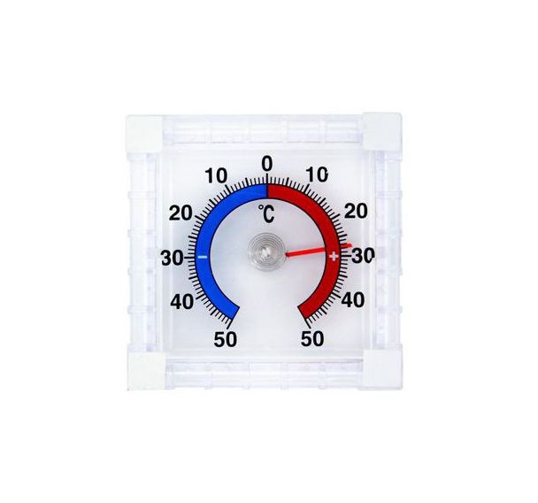 Thermomètre de fenêtre intérieur/extérieur autocollant
