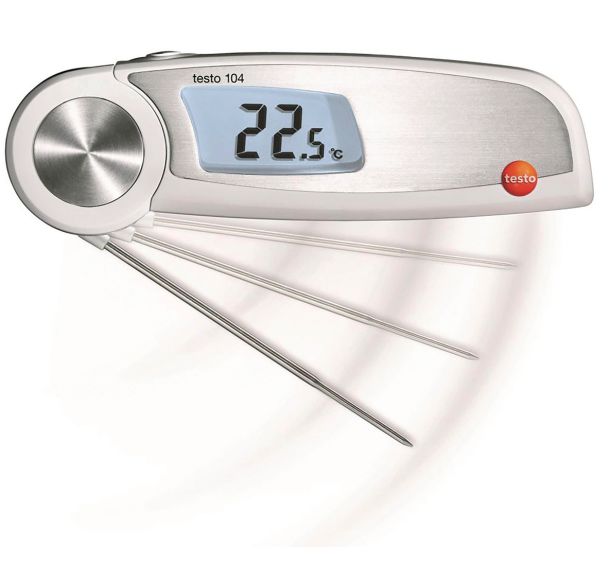 Thermomètre de pénétration repliable étanche - Testo 104