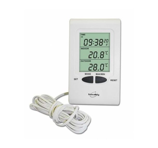 Thermomètre électronique intérieur extérieur