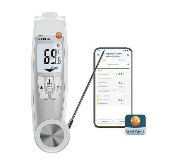 Thermomètre infrarouge et de pénétration 104-IR BT