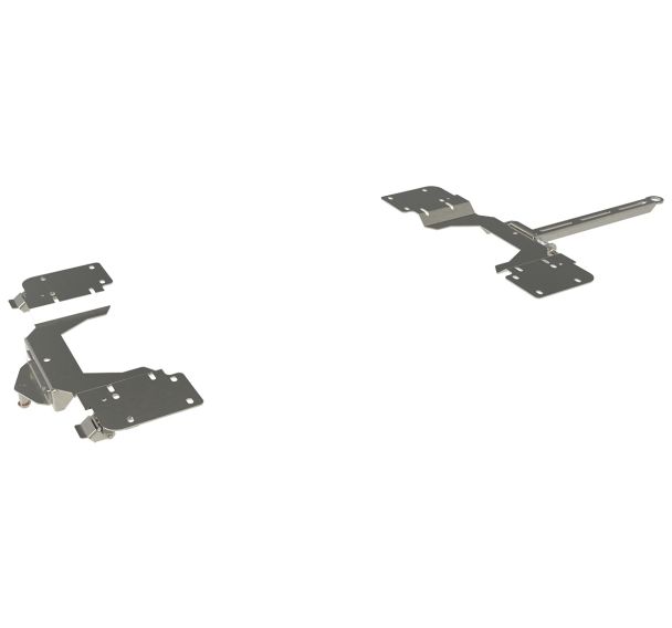 Timon d'attelage pour conteneur 660/770 L - acier zingué
