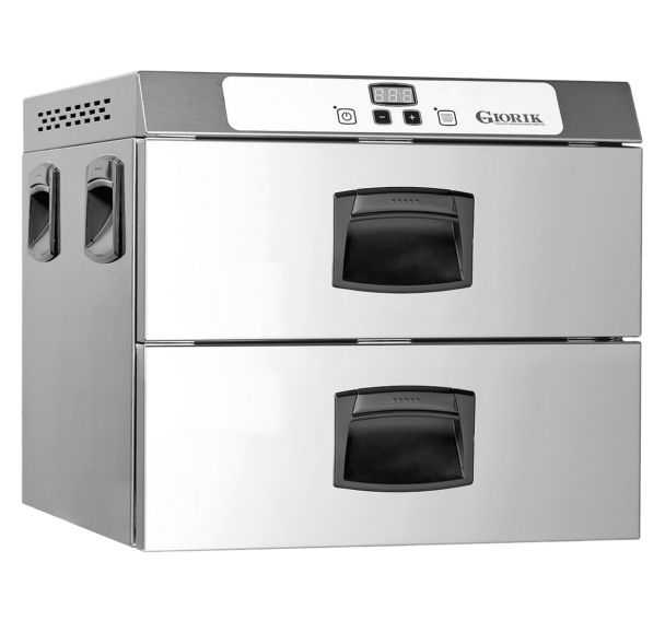 Tiroirs de maintien température-cuisson basse température,2 tiroirs GN1/1-GMC2E
