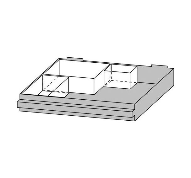 Tiroirs de type 3 pour armoire Combi-La modèle : 250-3