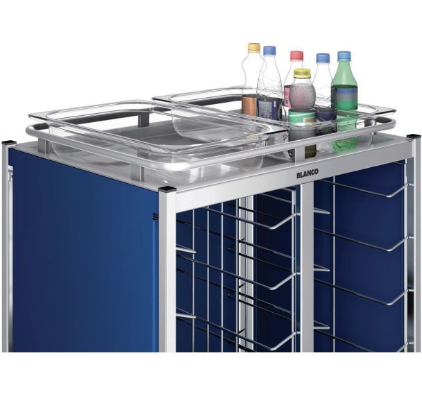 Toit du chariot pour 2x GN chariot de débarrassage plateaux