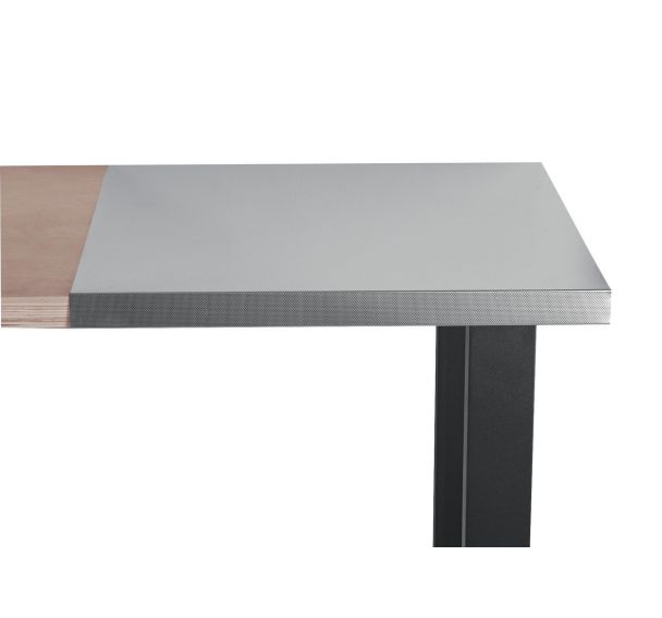 Tole inox pour établi-60x60x4cm