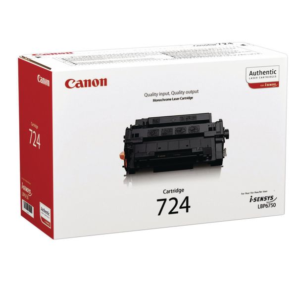 Toner Noir CANON 6000 pages (724)