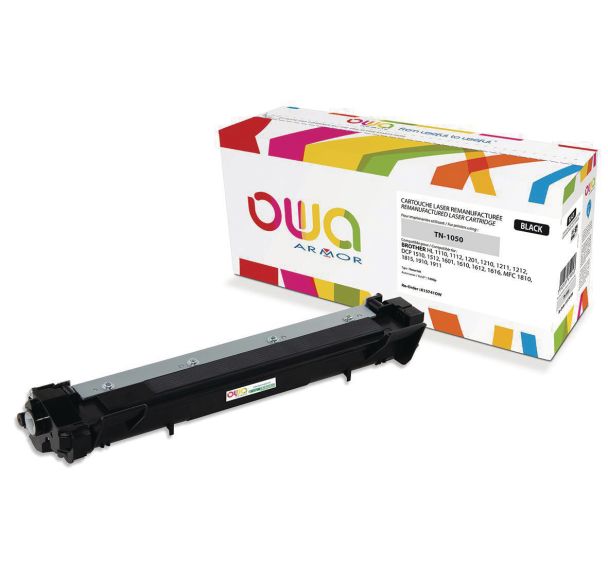 Toner capacité standard compatible Brother TN-1050 Black-OWA