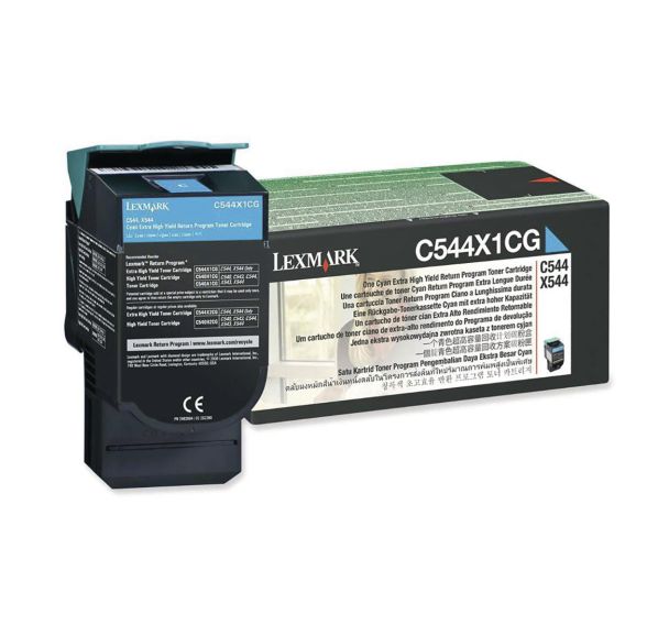 Toner cyan LEXMARK 4000 pages (C544X1CG)