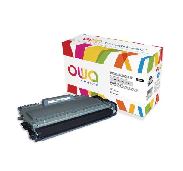 Toner haute capacité compatible Brother TN2220 BLACK - OWA