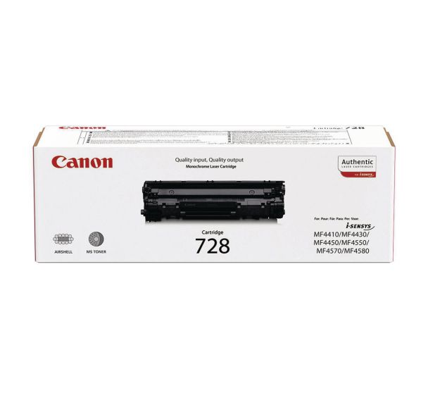 Toner noir 2100 pages CANON CRG-728