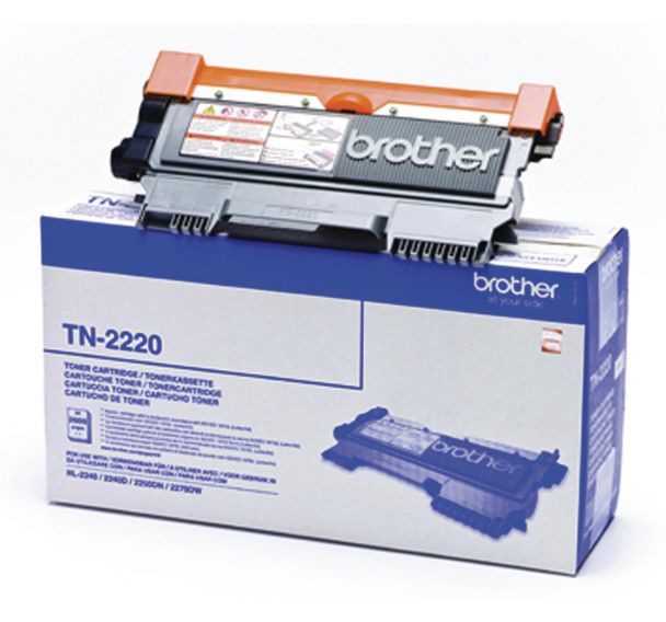Toner noir BROTHER 2600 pages (TN-2220)
