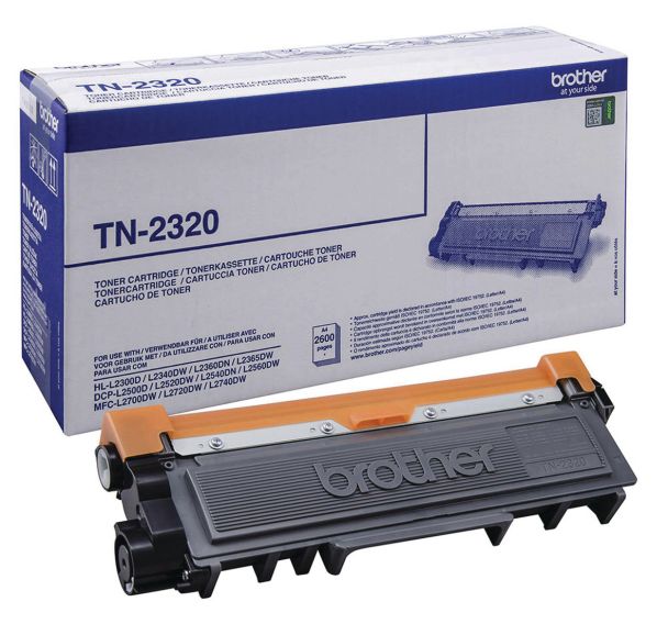 Toner noir BROTHER 2600 pages (TN-2320)