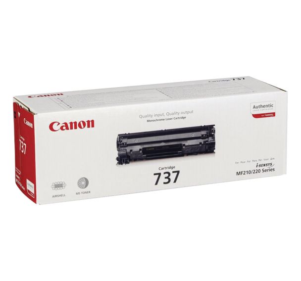 Toner noir CANON CRG 737