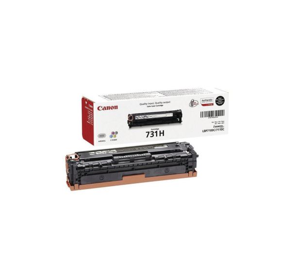 Toner noir Canon 731H BK p/I-SENSYS LBP7110Cw (2400 pages)