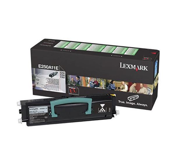 Toner noir LEXMARK 3500 pages (E250A11E)