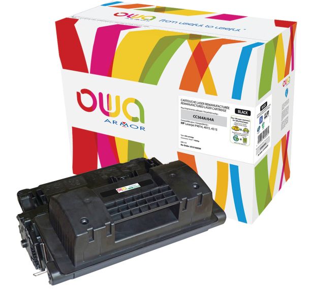 Toner reconditionné Black HP CC364A - 10000 p
